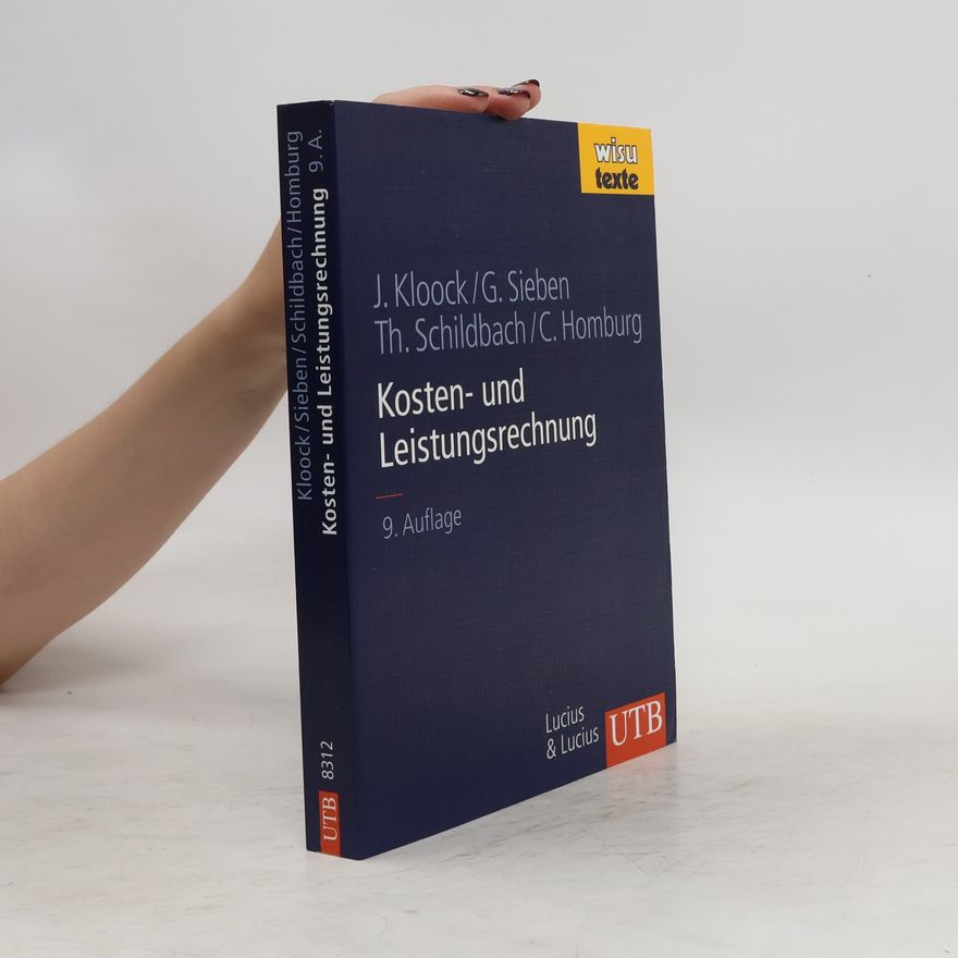 Thomas Schildbach Kosten- und Leistungsrechnung
