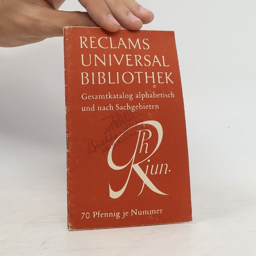 Autorenkollektiv Reclams Universal-Bibliothek