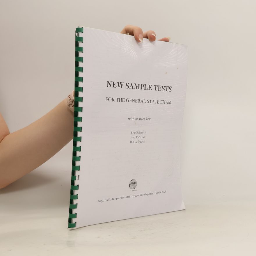 Helena Ťoková New Sample Tests for The General State Exam