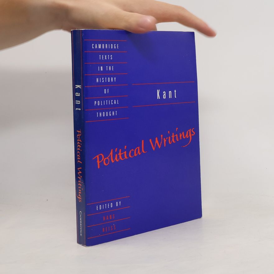 Immanuel Kant Kant: Political Writings