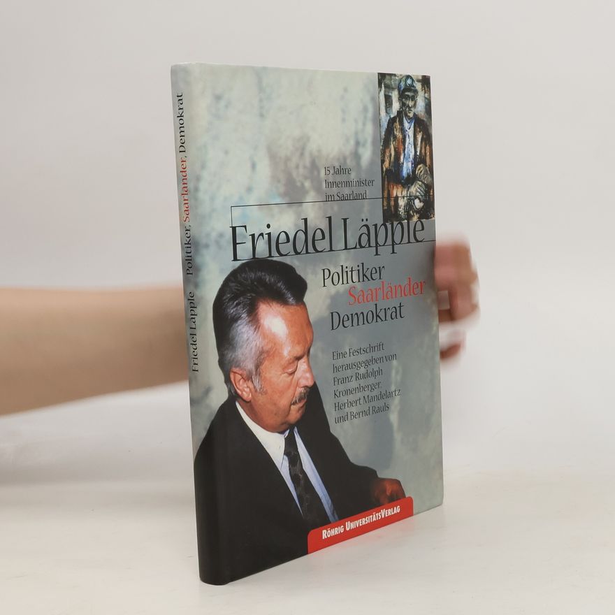 Franz Rudolph Kronenberger Friedel Läpple, Politiker, Saarländer, Demokrat