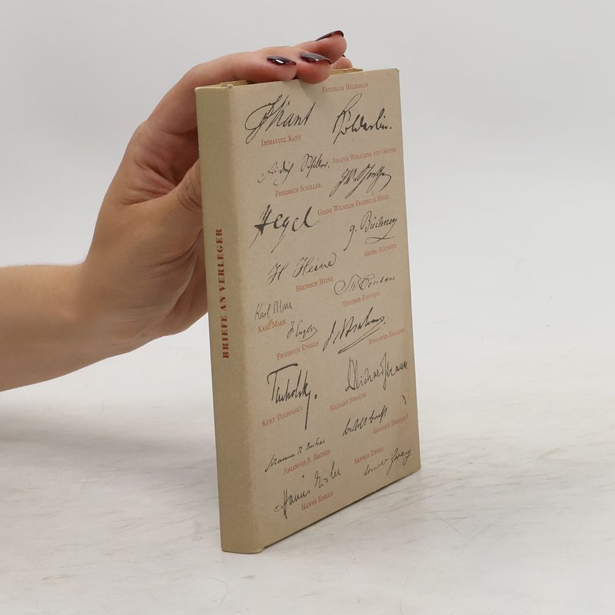 Various authors Briefe an Verleger