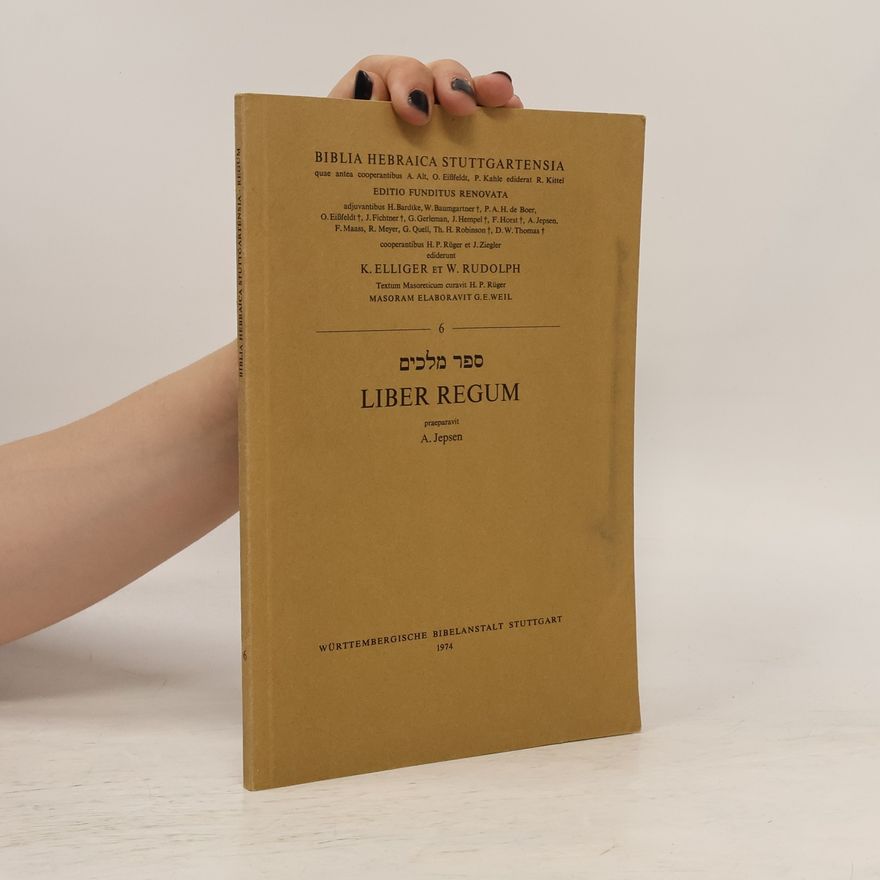 Autorenkollektiv Biblia Hebraica Stuttgartensia