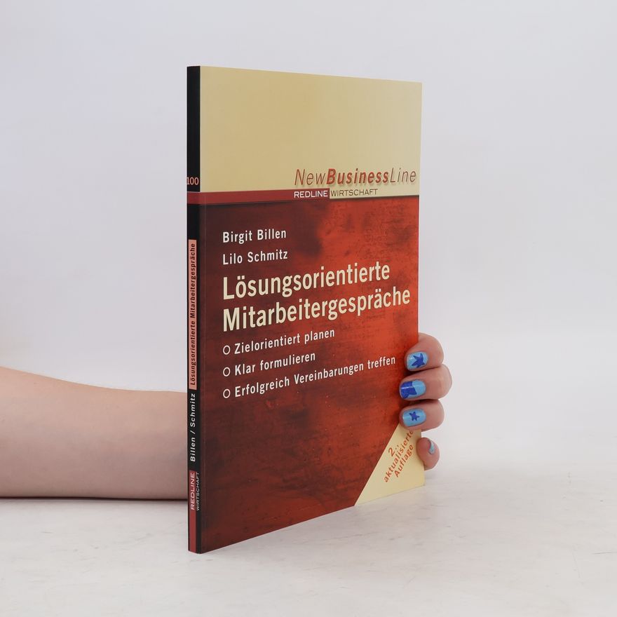 Lilo Schmitz Lösungsorientierte Mitarbeitergespräche