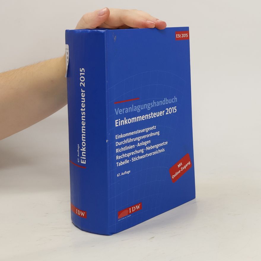 Various authors Veranlagungshandbuch Einkommensteuer 2015