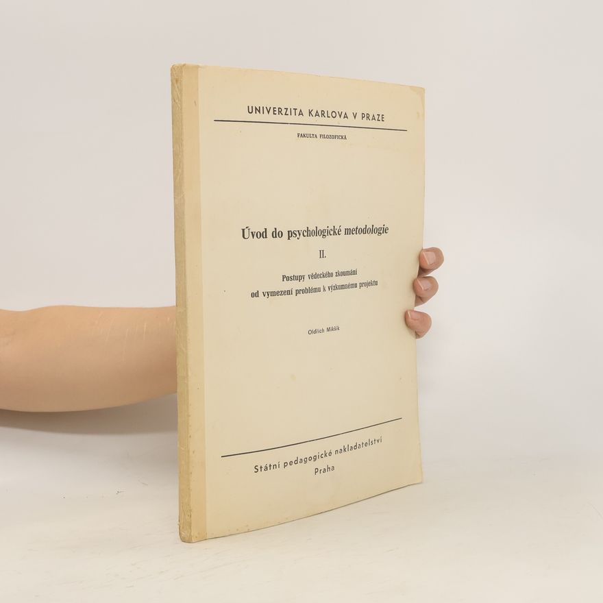 Vladimír Kebza Úvod do psychologické metodologie