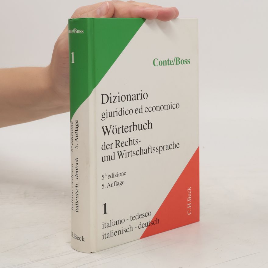 Hans Boss Dizionario giuridico ed economico / Wörterbuch der Rechts- und Wirtschaftssprache