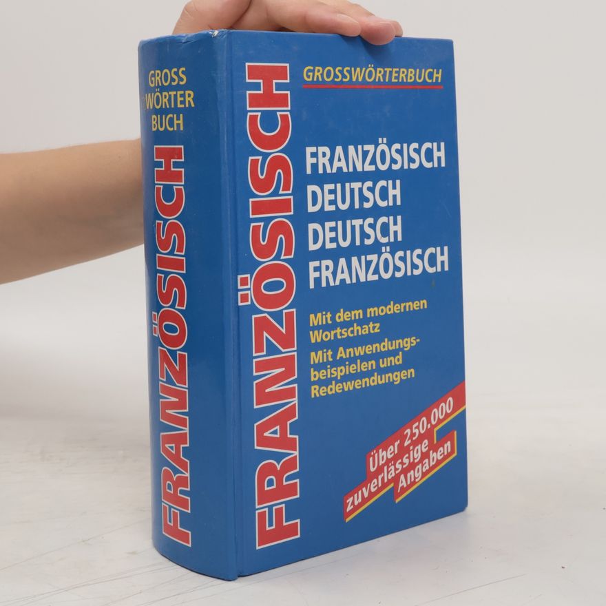 Various authors Grosswörterbuch französisch-deutsch, deutsch-französisch