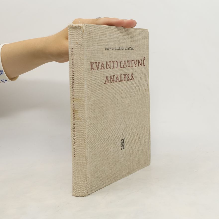 Oldřich Tomíček Kvantitativní analysa