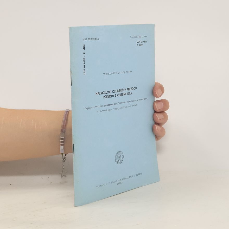 Collectif d'auteurs Názvosloví ozubených převodů