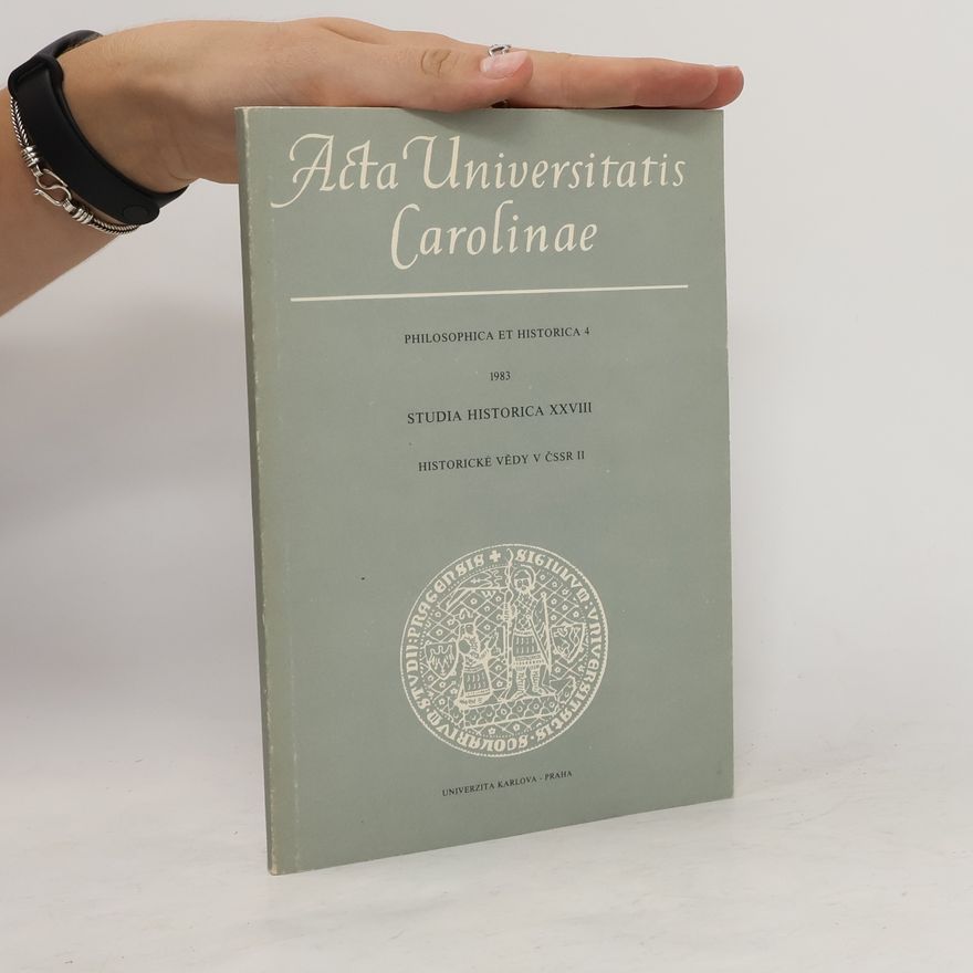 Kolektiv autorů Acta Universitatis Carolinae. Philosophica et Historica 5