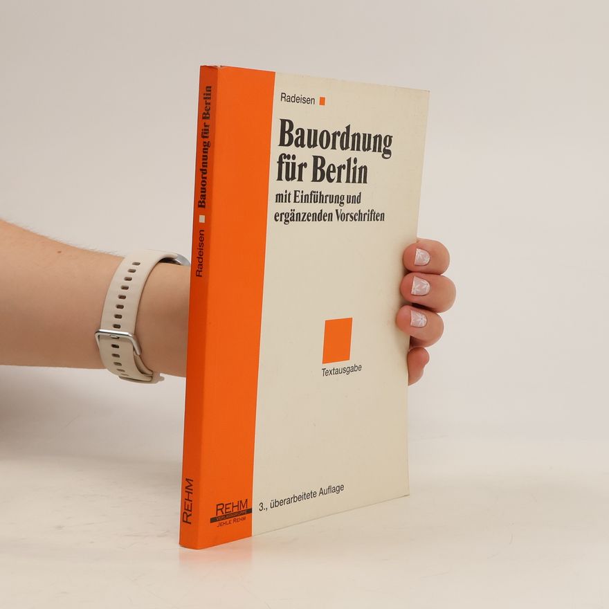 Marita Radeisen Bauordnung für Berlin