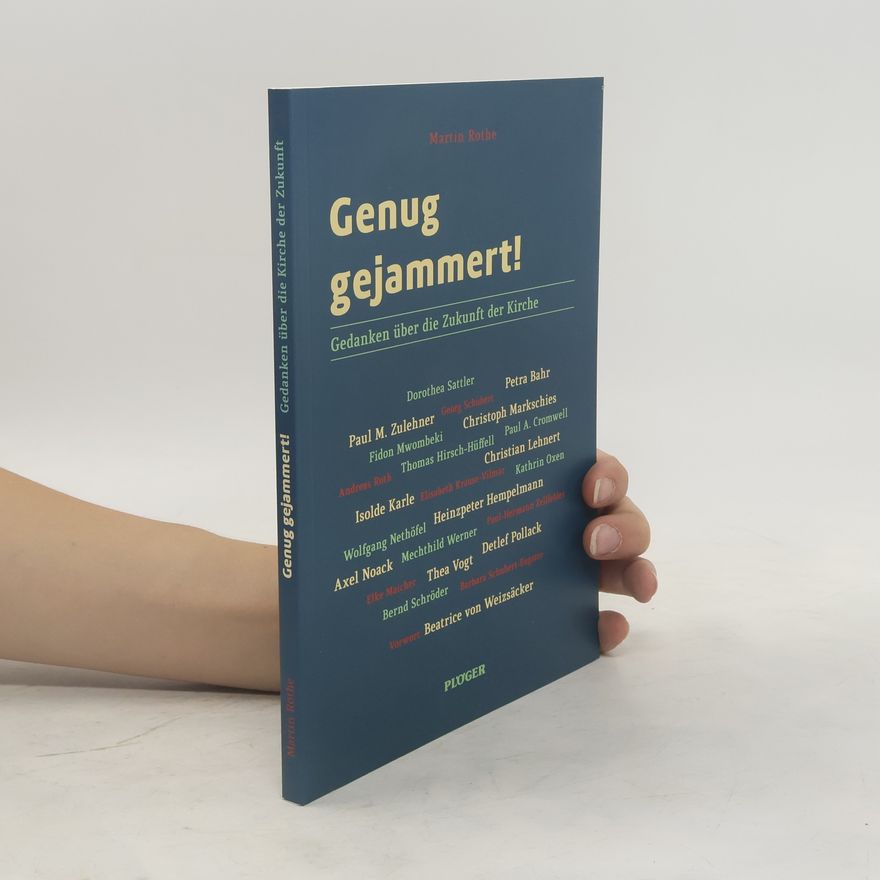 Martin Rothe Genug gejammert!