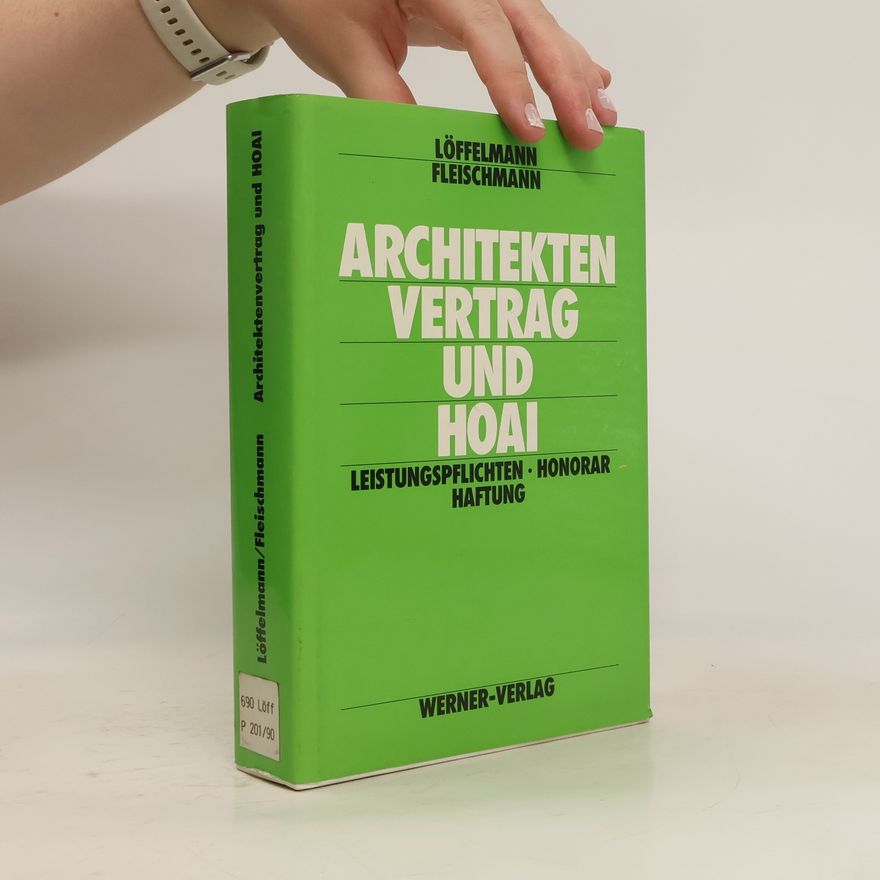 Peter Löffelmann Architektenvertrag und HOAI