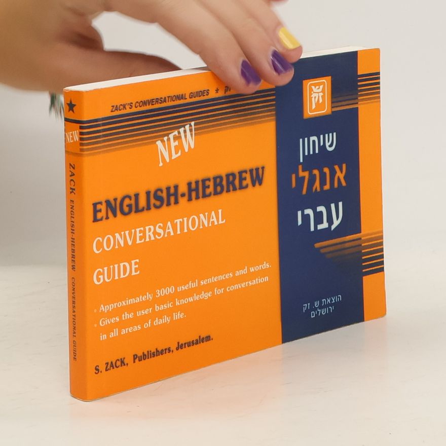 Kolektiv autorů New English-Hebrew Conversational Guide