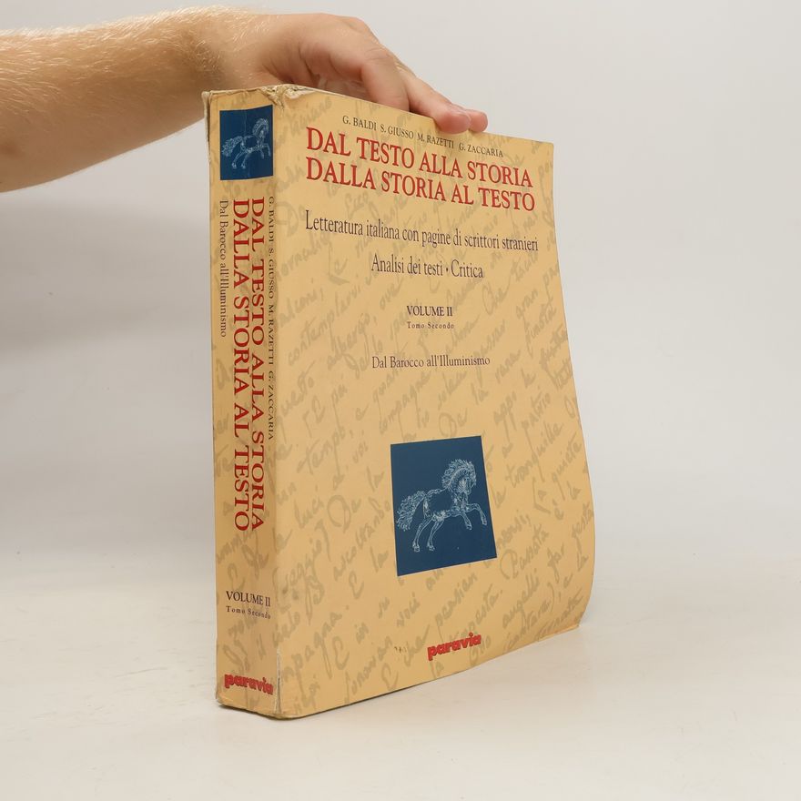 Giuseppe Zaccaria Dal testo alla storia. Dalla storia al testo.
