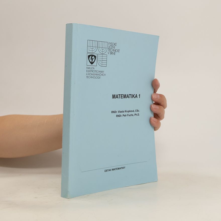 Vlasta Krupková Matematika 1