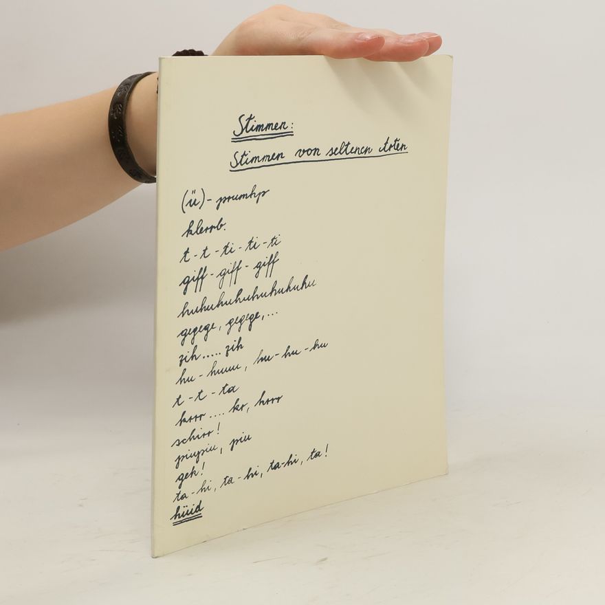 Collectif d'auteurs Stimmen von seltenen toten