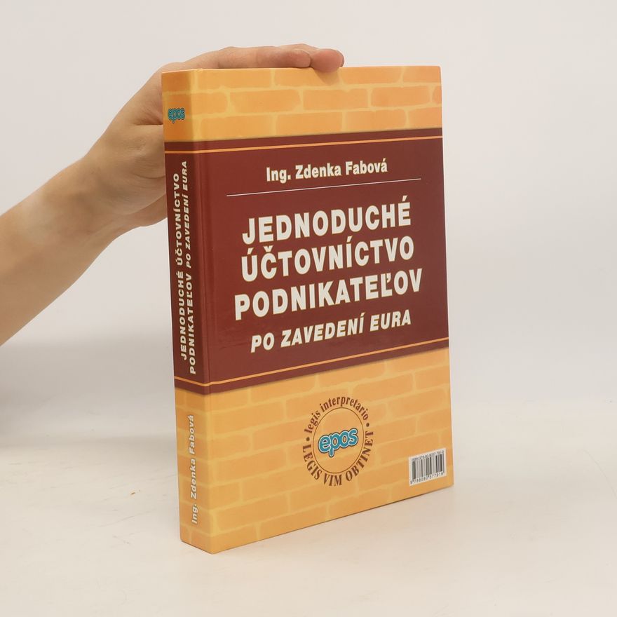 Zdenka Fabová Jednoduché účtovníctvo podnikateľov po zavedení eura