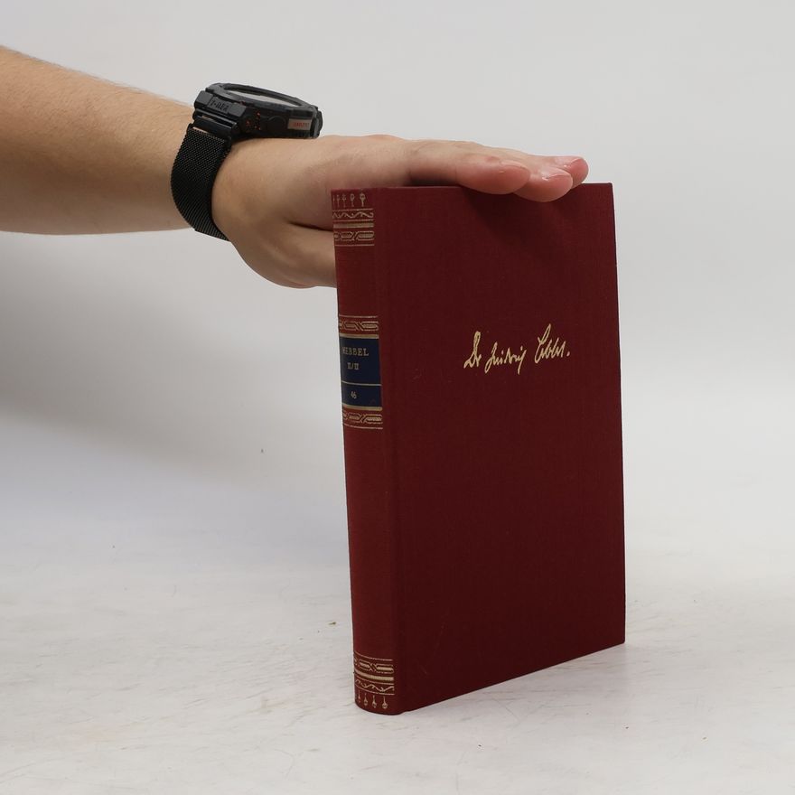 Christian Friedrich Hebbel Werke in zwei Bänden. Zweiter Band