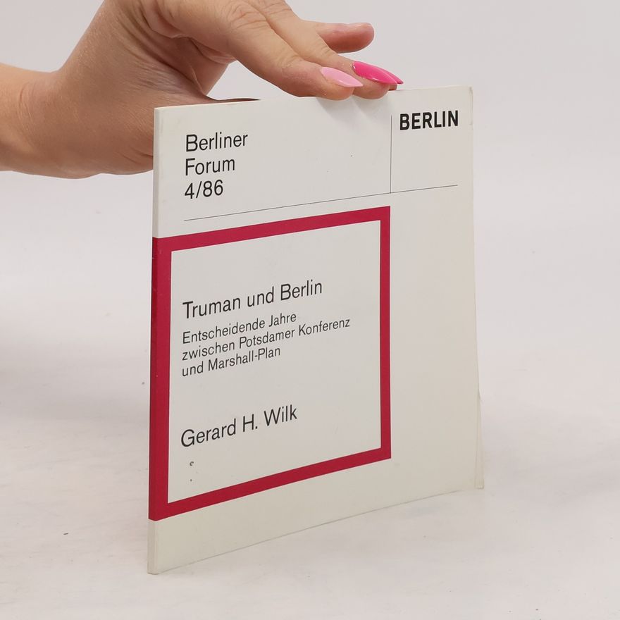 Gerard H. Wilk Berliner Forum 4/86