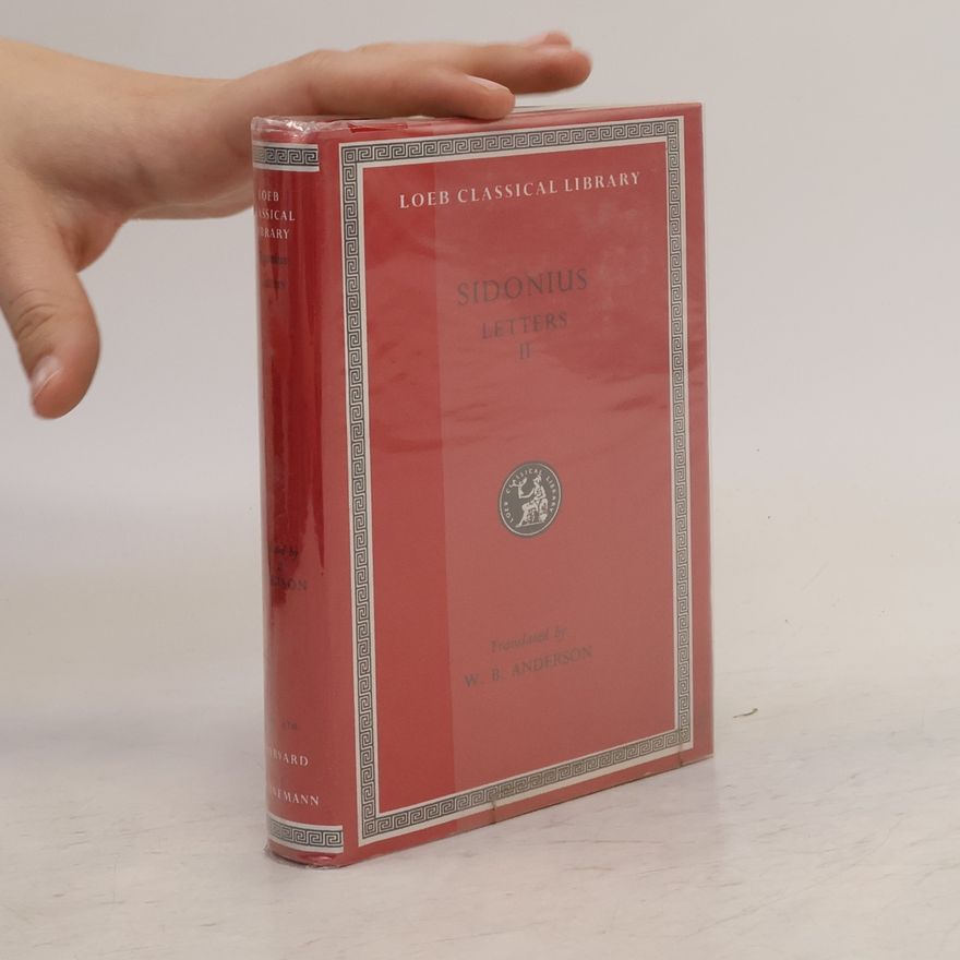 Saint Sidonius Apollinaris Poems and Letters