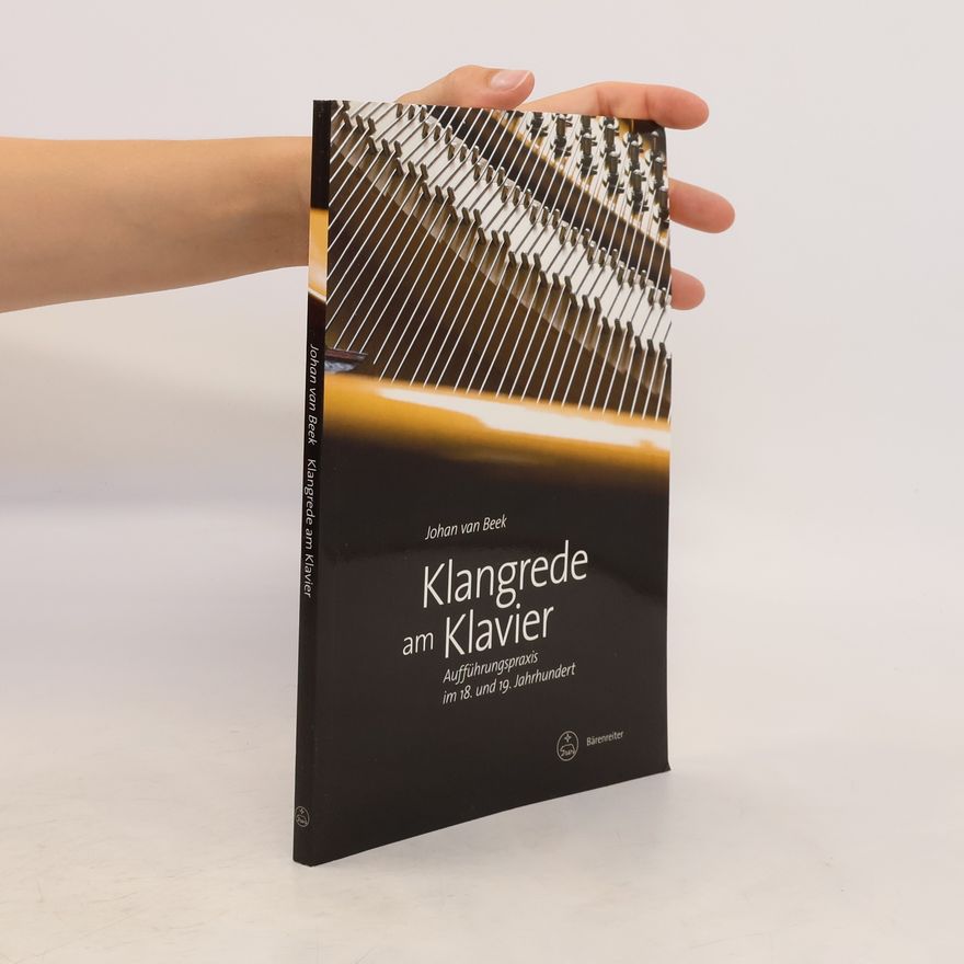 Johan van Beek Klangrede am Klavier