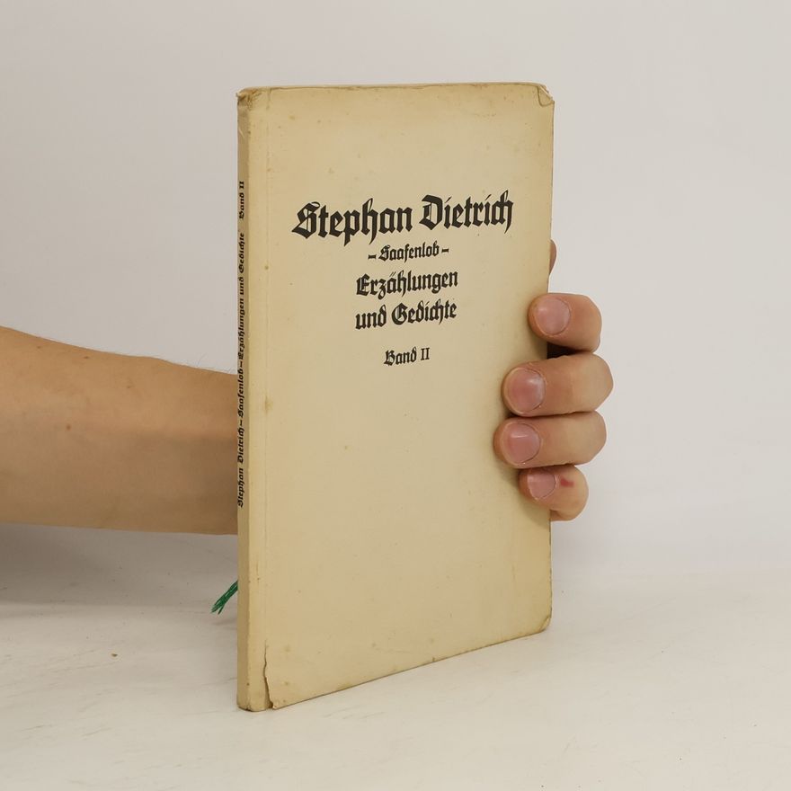 Stephan Dietrich Erzählungen und Gedichte II. Su is mei Haamit