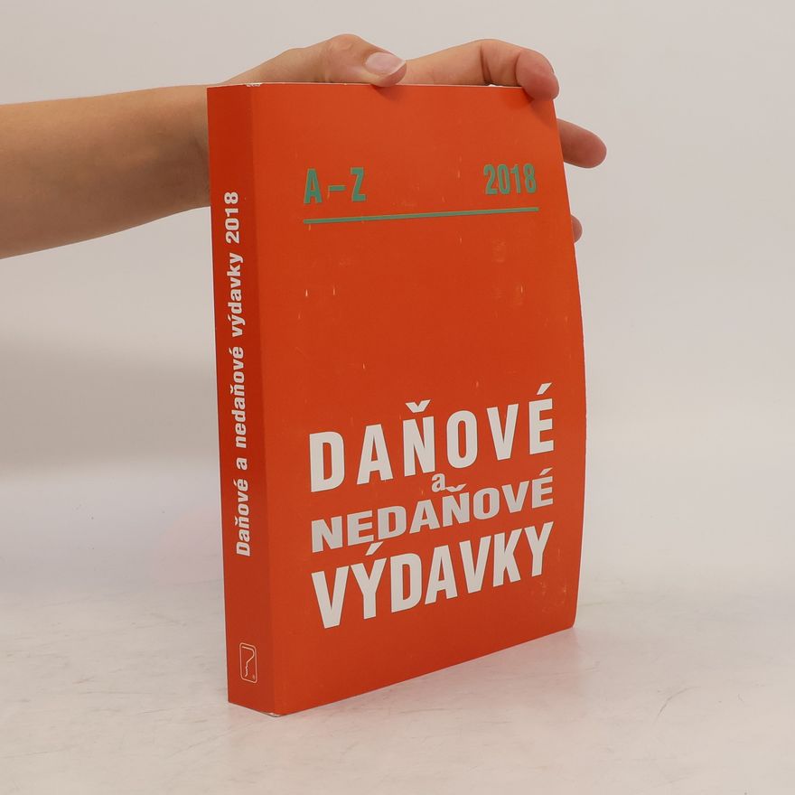 Kolektív autorov Daňové a nedaňové výdavky A-Z 2018