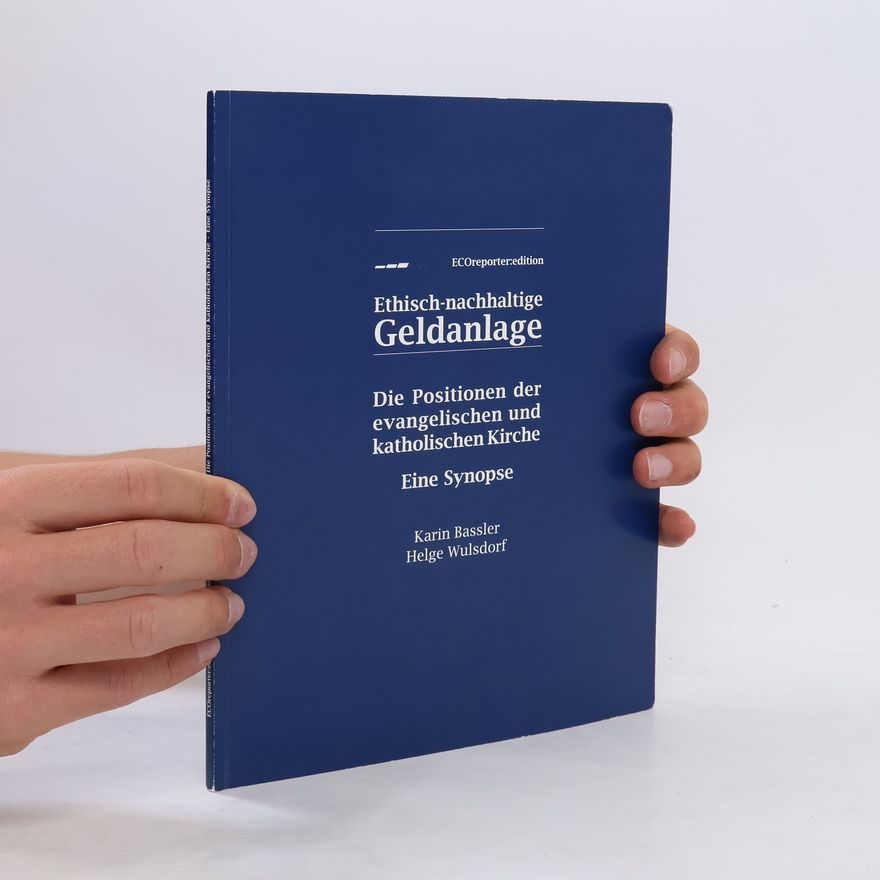 Karin Bassler Ethisch-nachhaltige Geldanlage