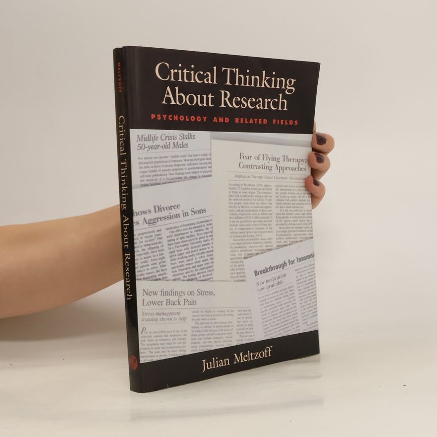 Julian Meltzoff Critical Thinking About Research