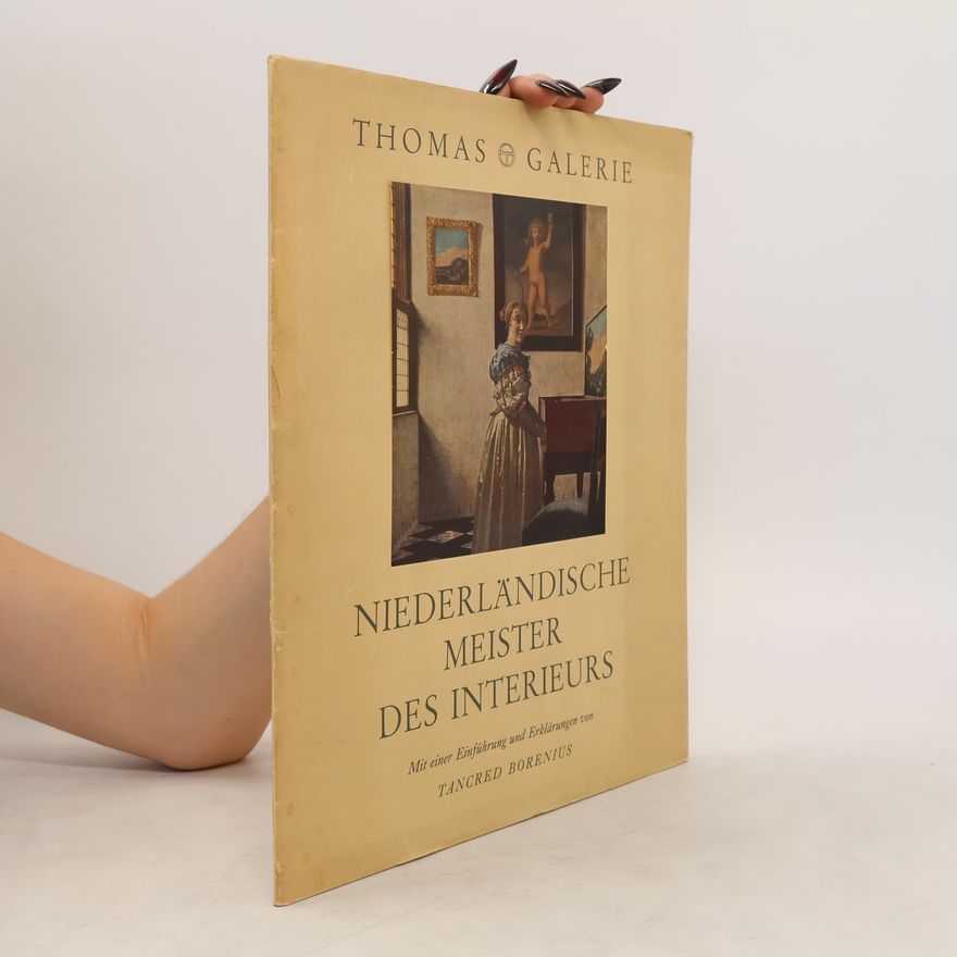 Tancred Borenius Niederländische Meister des Interieurs