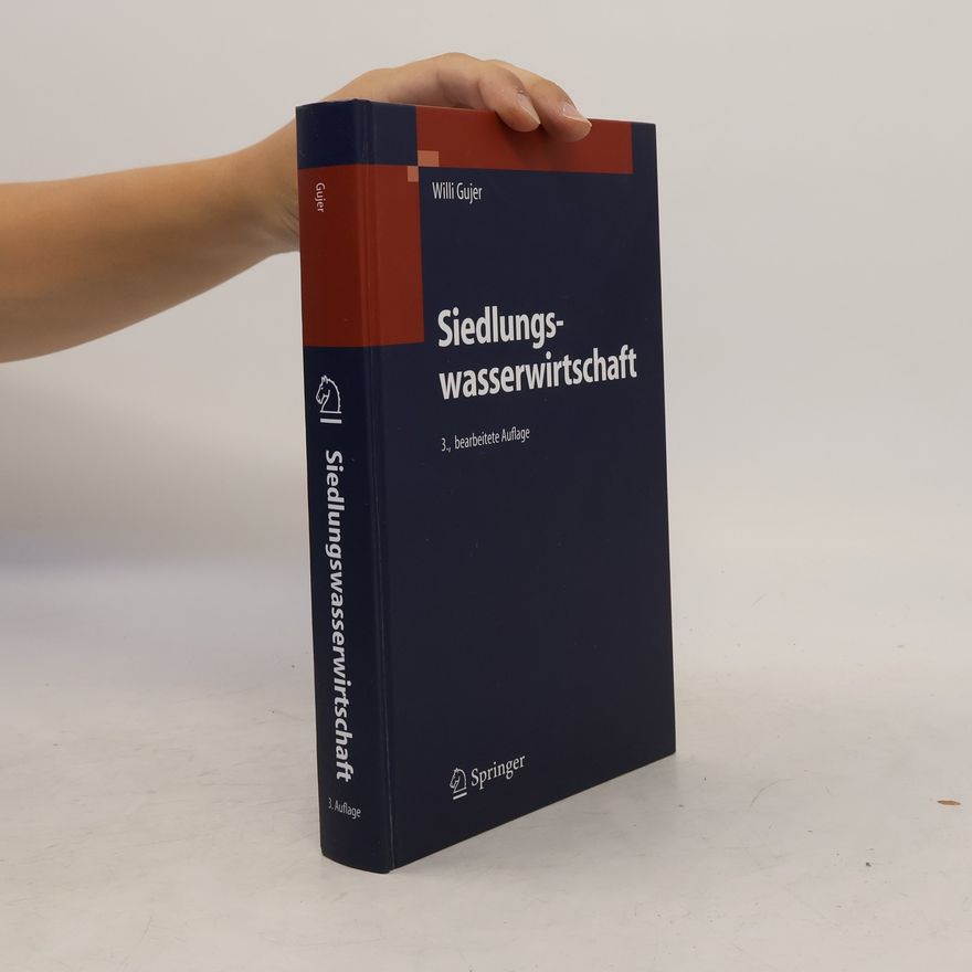 Willi Gujer Siedlungswasserwirtschaft