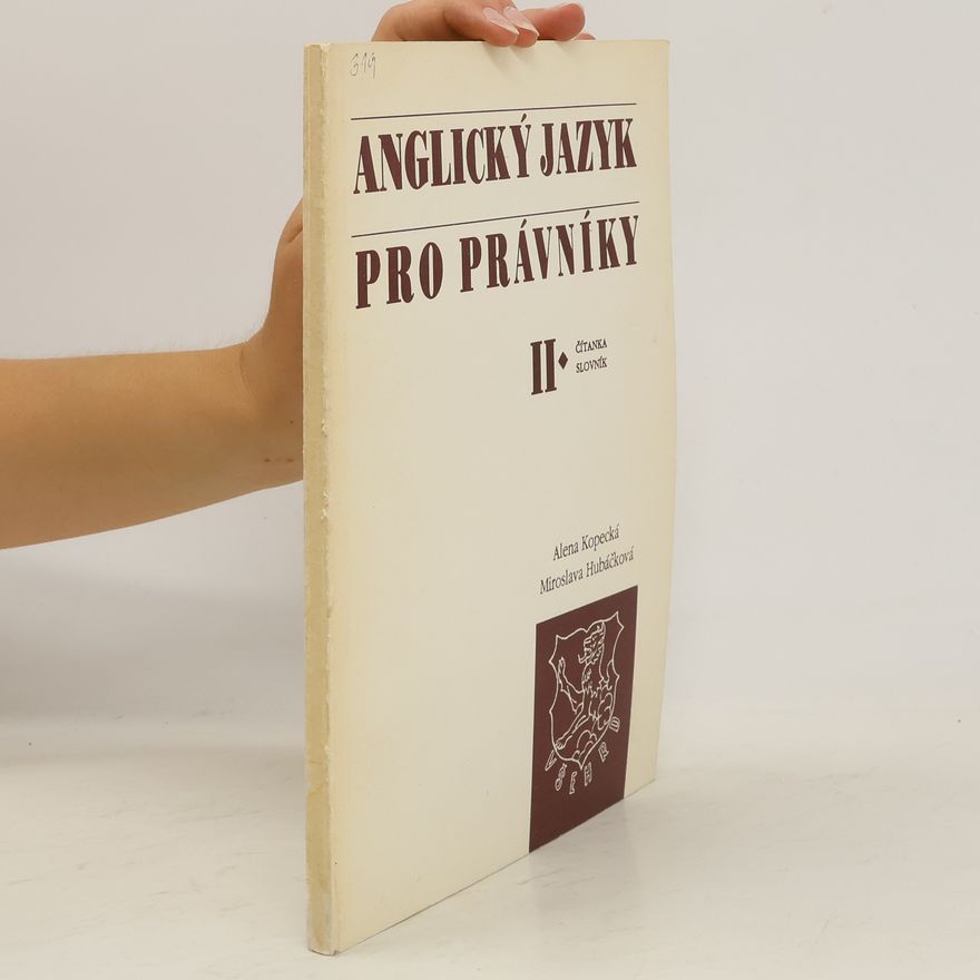 Mirka Hubáčková Anglický jazyk pro právníky II