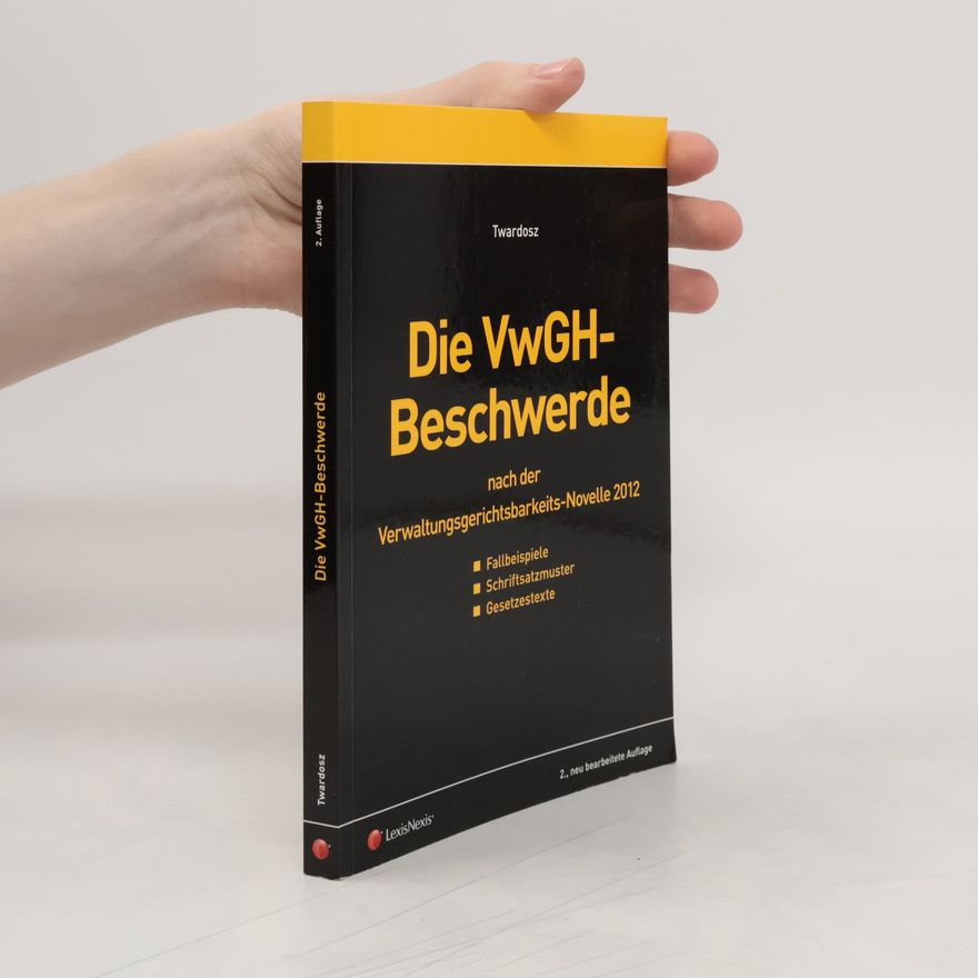 Benjamin Twardosz Die VwGH-Beschwerde