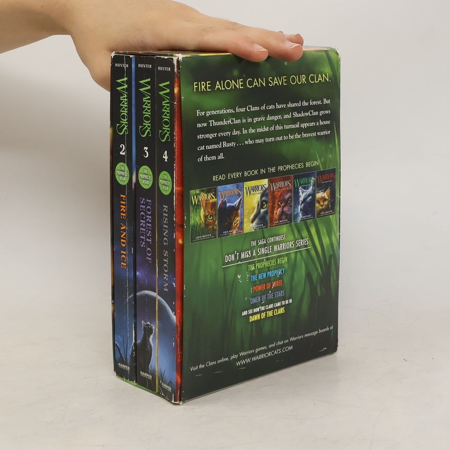 Erin Hunter Warriors, Into the Wild / Warriors, Fire and Ice / Warriors, Forest of Secrets