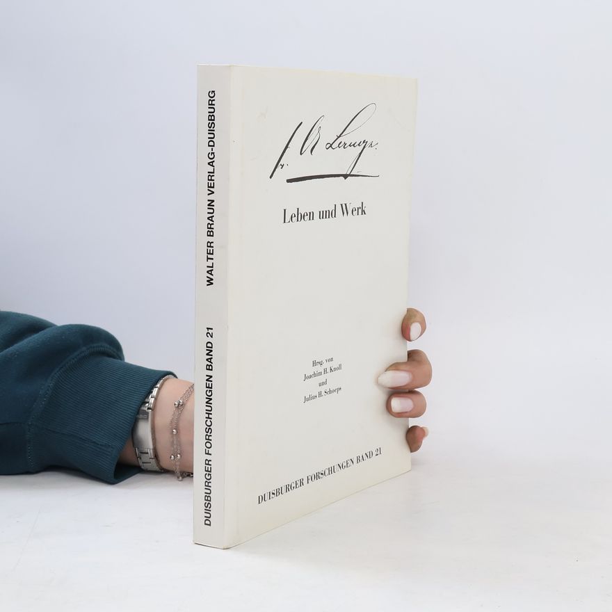Joachim H. Knoll Friedrich Albert Lange. Leben und Werk