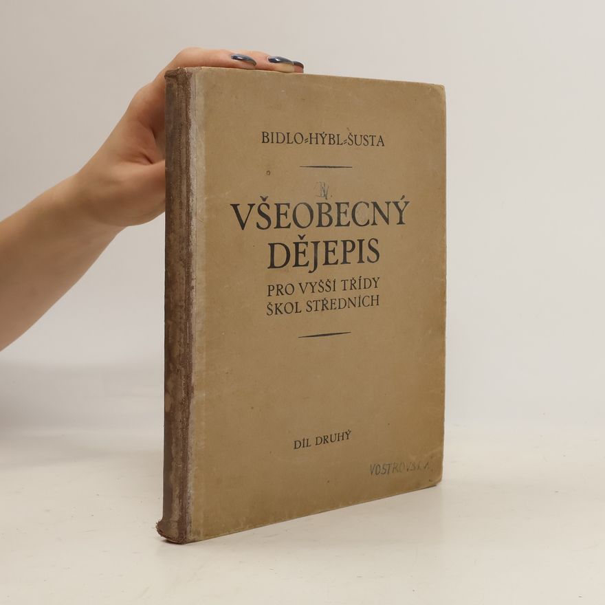 Jaroslav Bidlo Všeobecný dějepis 2