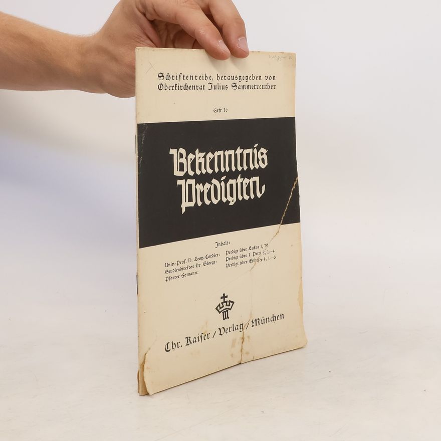 Collectif d'auteurs Bekenntnis Predigten 10