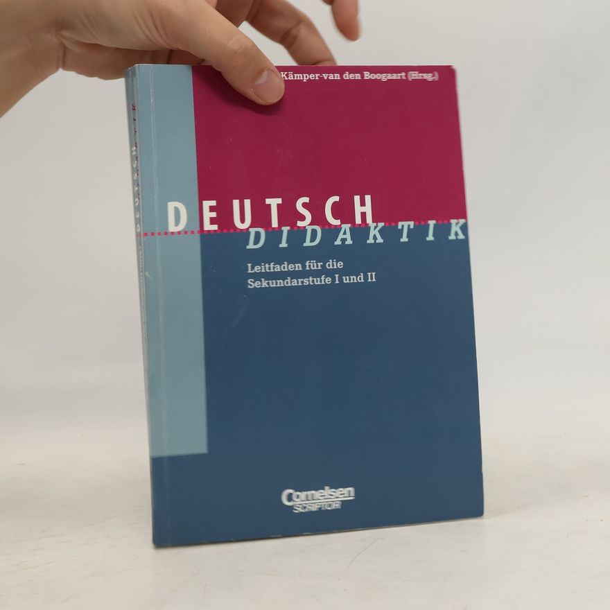 Michael Kämper-van den Boogaart Deutsch Didaktik
