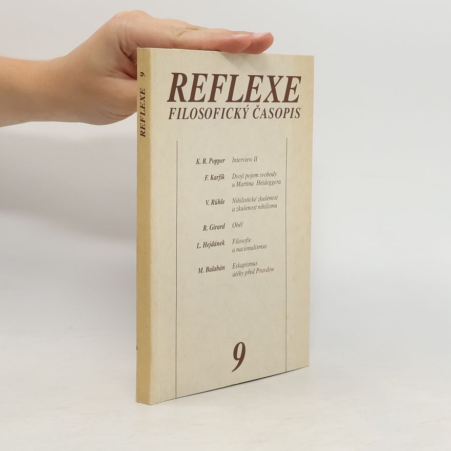 Autorenkollektiv Reflexe. Filosofický časopis. Č. 9