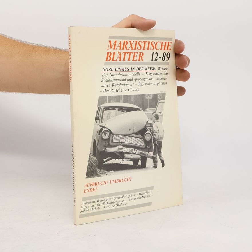Kolektív autorov Marxistische Blätter 12-89
