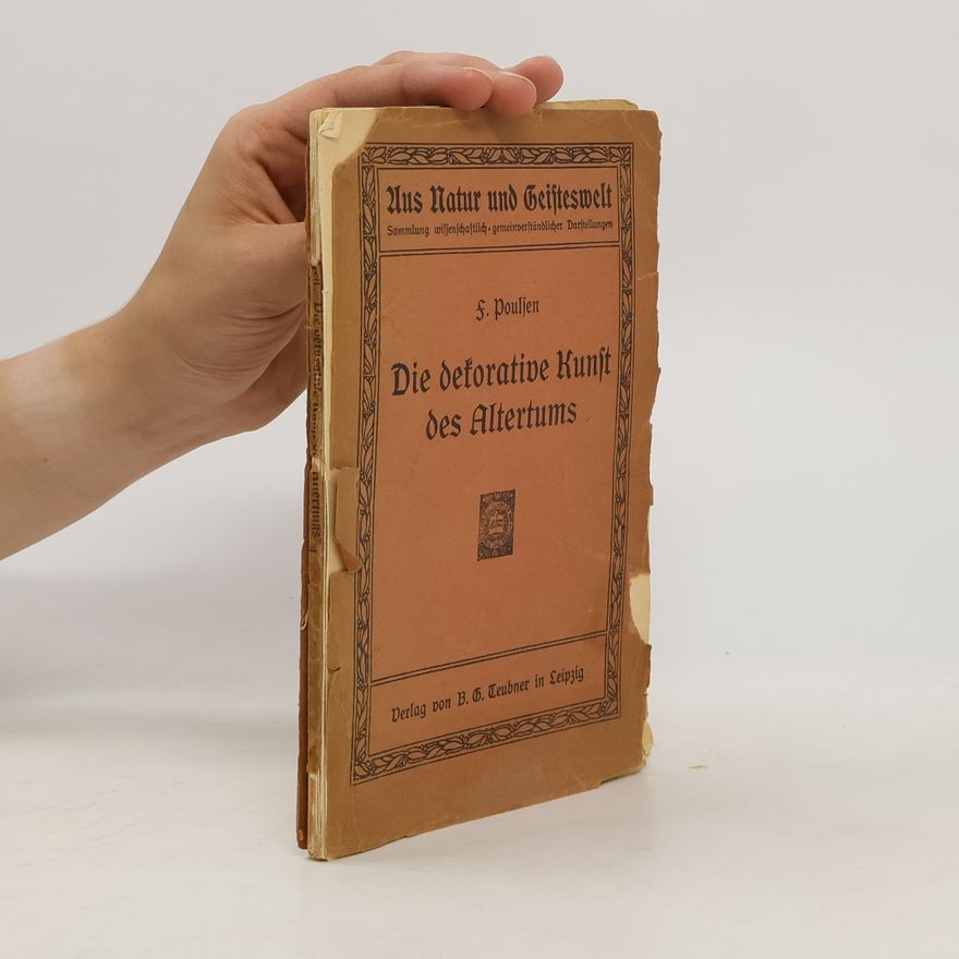 Frederik Poulsen Die Dekorative Kunst Des Altertums