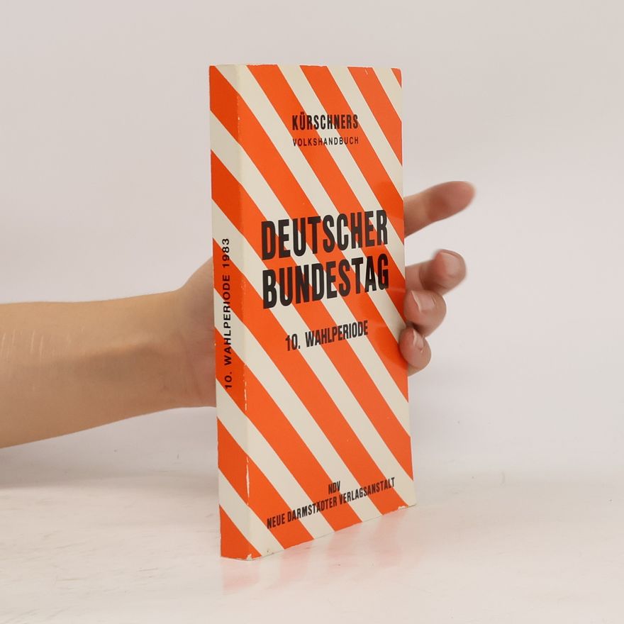 Joseph Kürschner Kürschners Volkshandbuch Deutscher Bundestag
