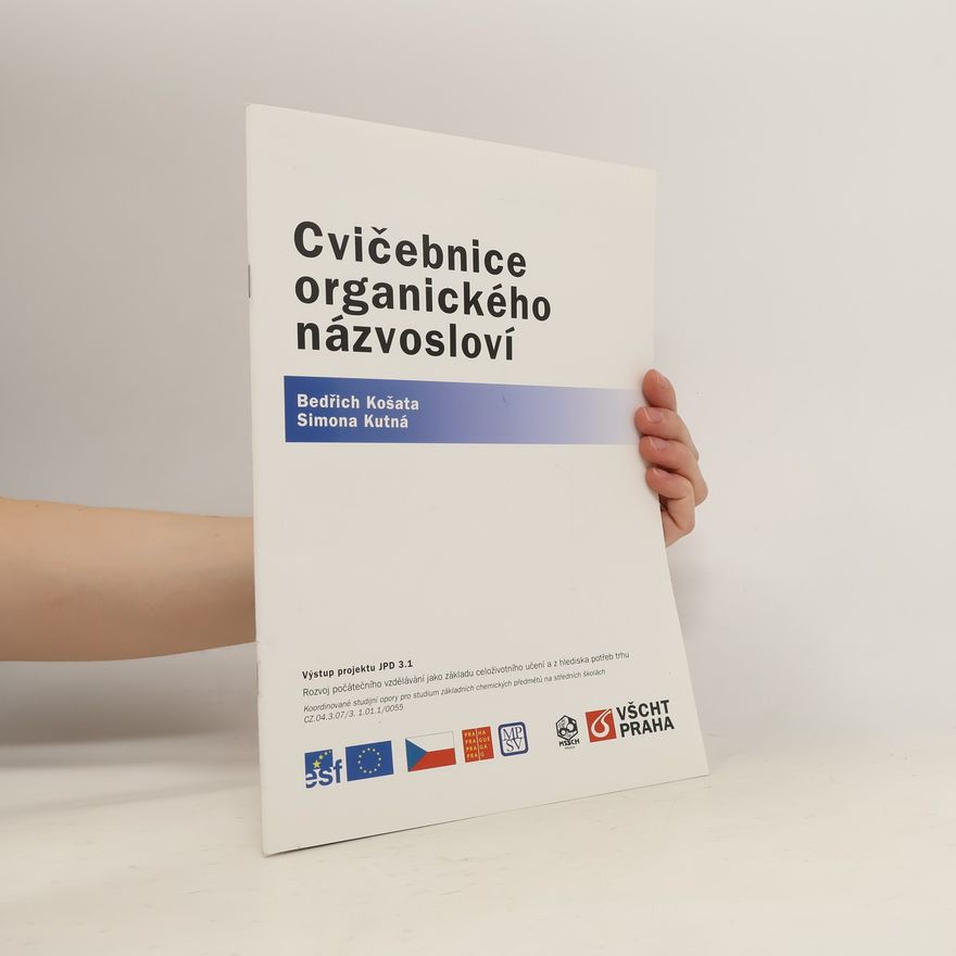 Bedřich Košata Cvičebnice organického názvosloví