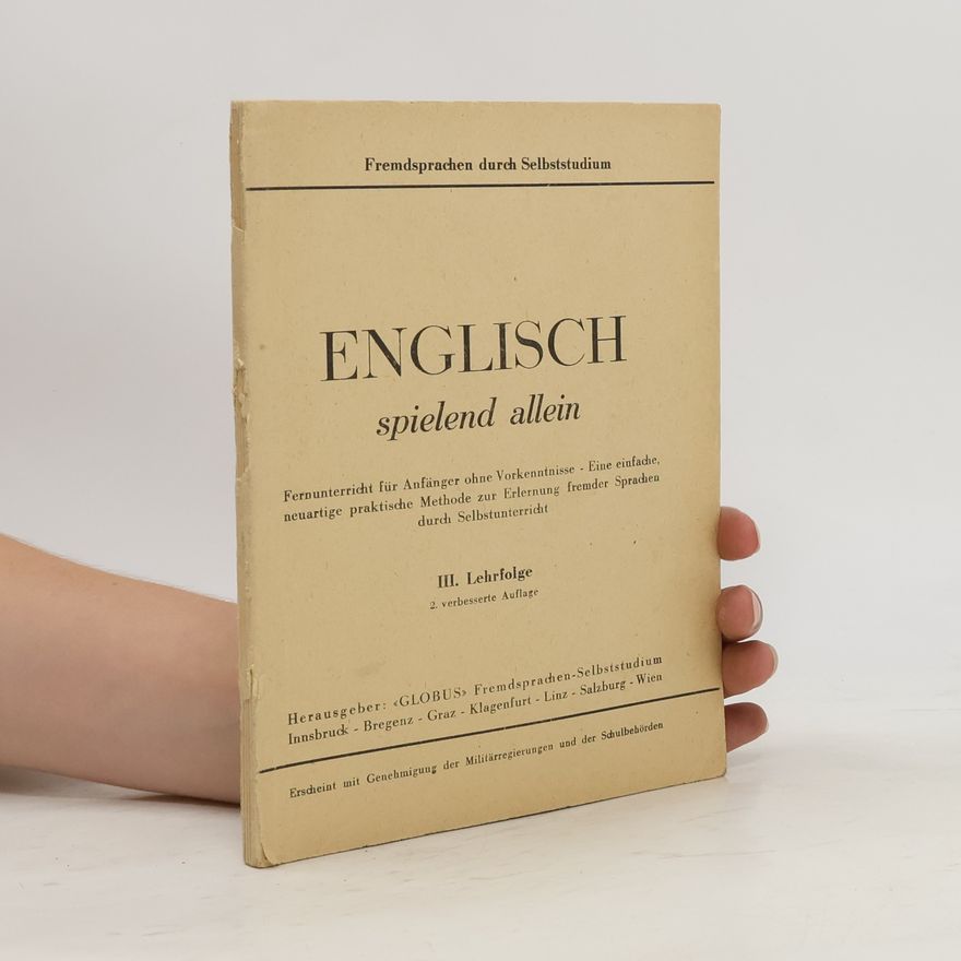 Various authors Englisch spielend allein. Lehrfolge III.