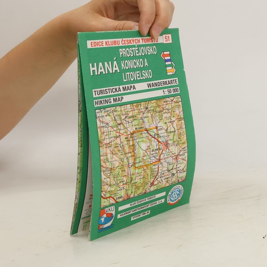 Kolektiv autorů Haná - Prostějovsko, Konicko a Litovelsko; soubor turistických map 1:50 000