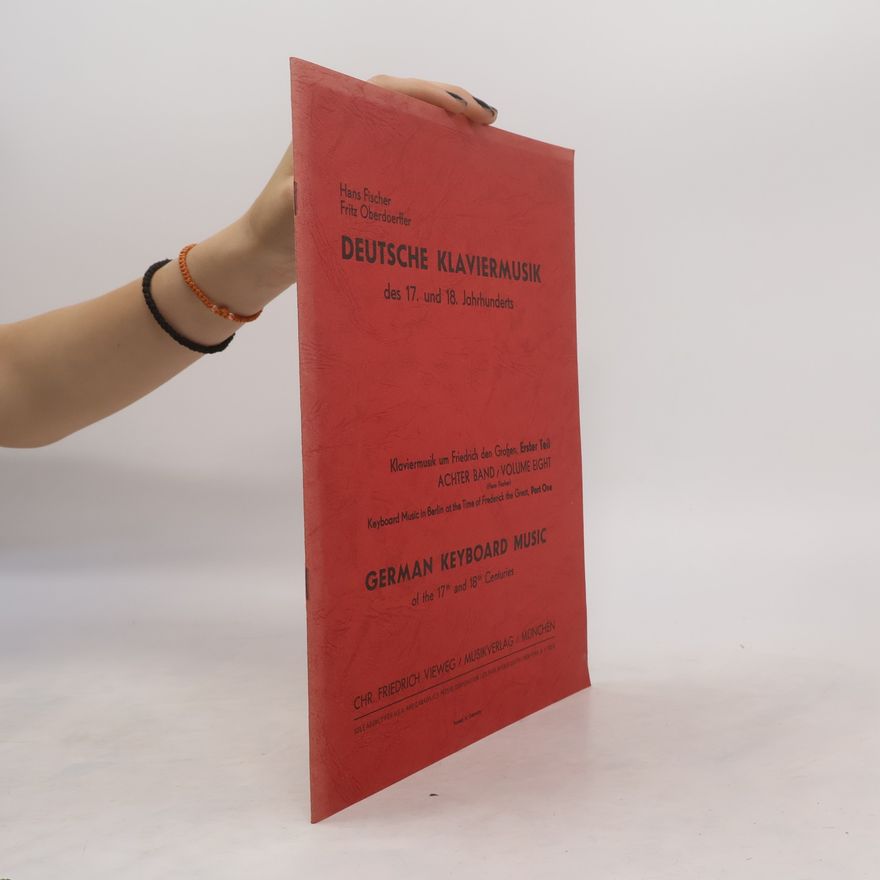 Fritz Oberdoerffer Deutsche Klaviermusik des 17. und 18. Jahrhunderts