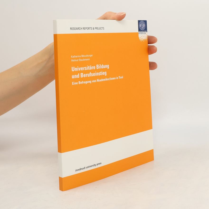 Katharina Meusburger Universitäre Bildung und Berufseinstieg