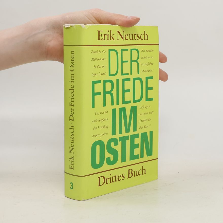 Erik Neutsch Der Friede im Osten 3
